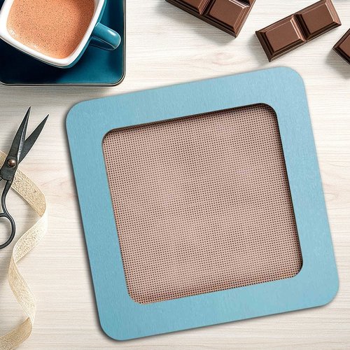 Magnetic Frame Solid Aqua - 7.5 x 7.5 - Fits Mill Hill Kits