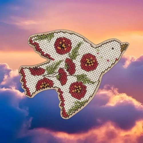 Free Bird - Poppy - Cross Stitch Kit