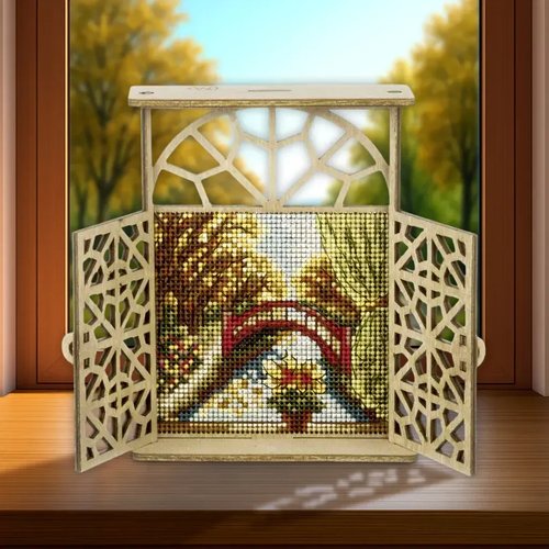 Bridge Through Autumn - Cross Stitch Kit
