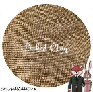 56 Ct. Baked Clay Linen 26x35