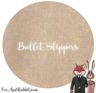 56 Ct. Ballet Slippers Linen 8x12