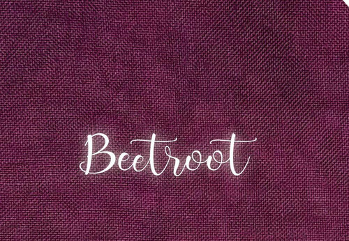 36 Ct. Beetroot Linen 8x12