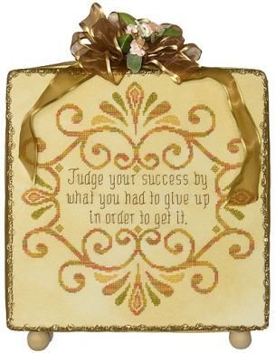 Words of Wisdom About Success - Cross Stitch Pattern