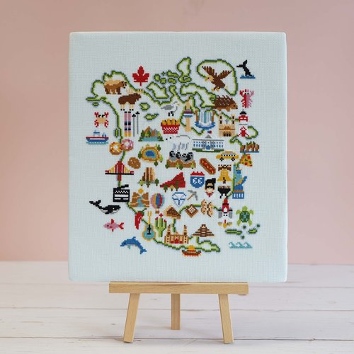 North American Adventure - Cross Stitch Pattern