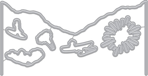 Waterfall HeroScape Frame Cuts - Craft Die