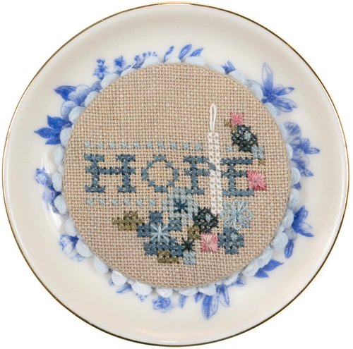 Plate-itudes: Hope - Cross Stitch Pattern