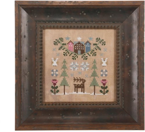 Winter Botanical - Christmas Cross Stitch Pattern
