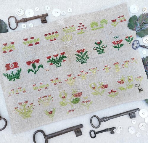 Garden Rows - Cross Stitch Pattern