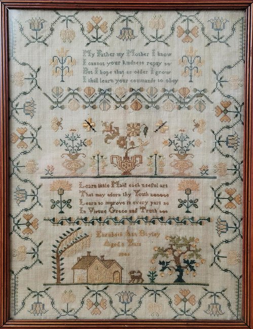 Golden Sampler Reproduction - Cross Stitch Pattern
