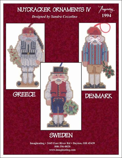 Nutcracker Ornaments IV (Greece, Sweden, Denmark)
