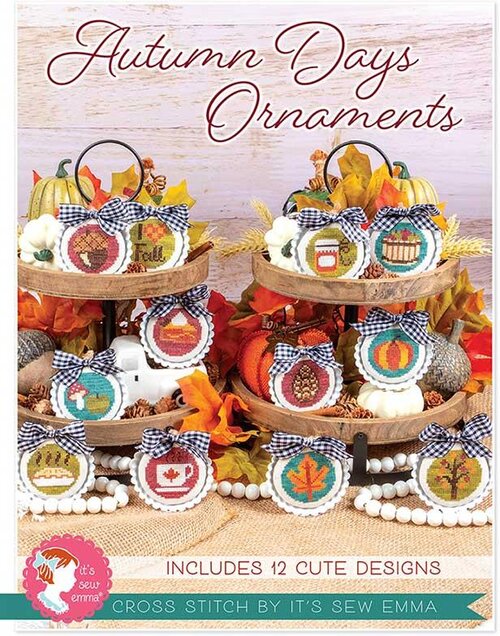 Its Sew Emma Autumn Days Ornaments - Cross Stitch Pattern - 123Stitch