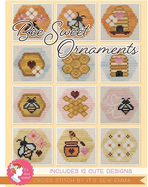 Bee Sweet Ornaments - Cross Stitch Pattern