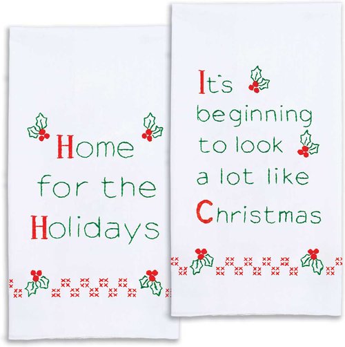 Looks Like Christmas - Hand Towel - Embroidery Kit