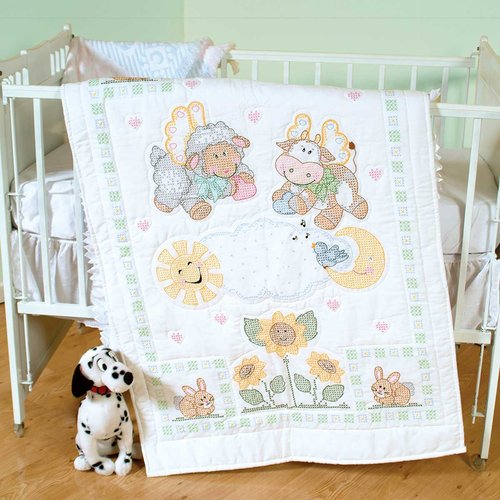 Heavenly Creatures Quilt Top - Embroidery Kit