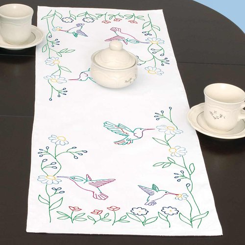 Hummingbirds - Table Runner - Embroidery Kit