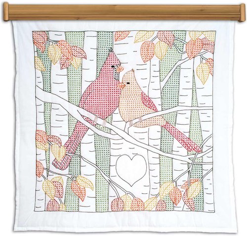 Cardinals Wall Quilt - Embroidery Kit