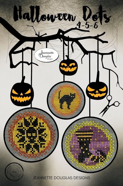 Halloween Dots: 4-5-6 - Cross Stitch Pattern