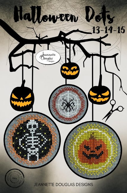 Halloween Dots: 13-14-15 - Cross Stitch Pattern