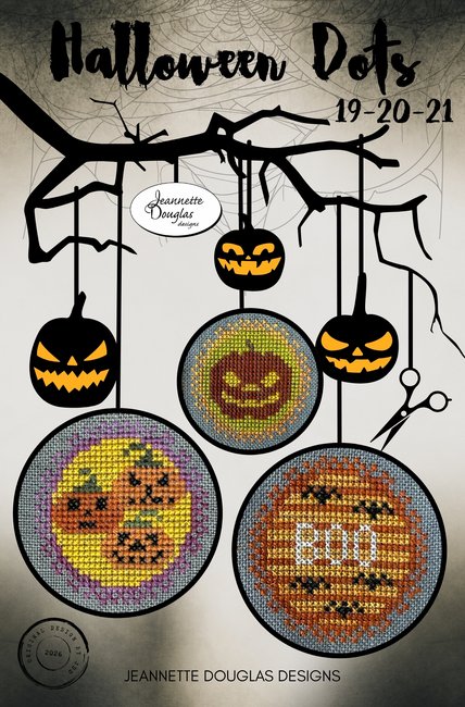Halloween Dots: 19-20-21 - Cross Stitch Pattern