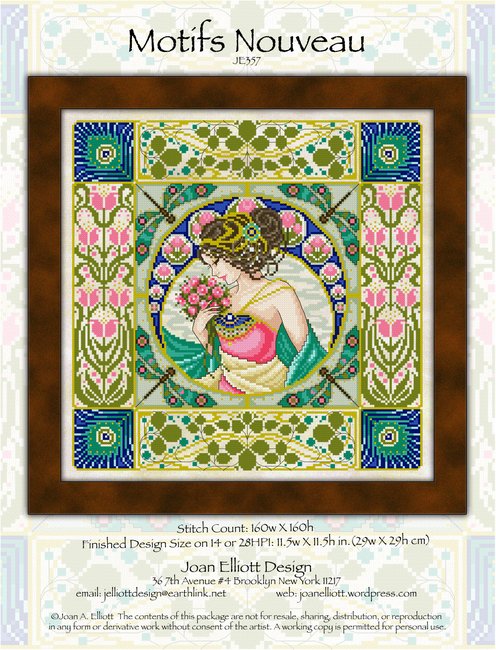Motifs Nouveau- Cross Stitch Pattern