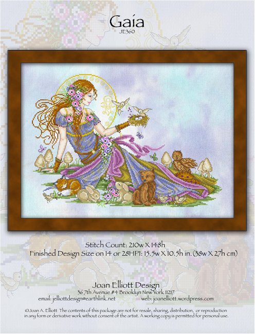 Gaia - Cross Stitch Pattern