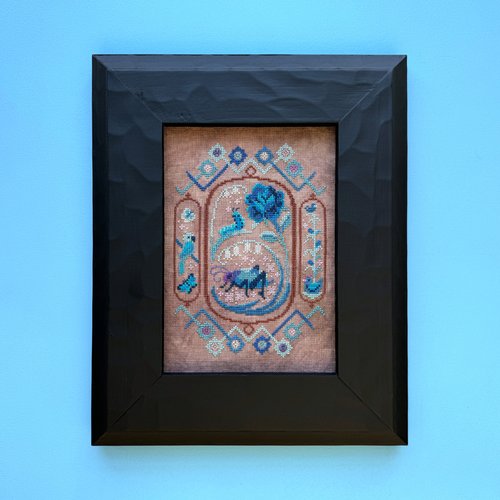 Blue Rose - Cross Stitch Pattern