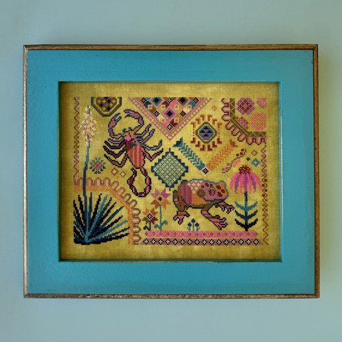 The Scorpion & The Frog - Cross Stitch Pattern