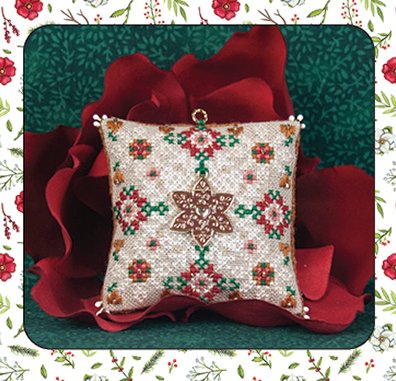 Gingerbread Snowflake Ornament - Christmas Pattern