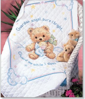 Cuddly Bear - Cross Stitch Kit