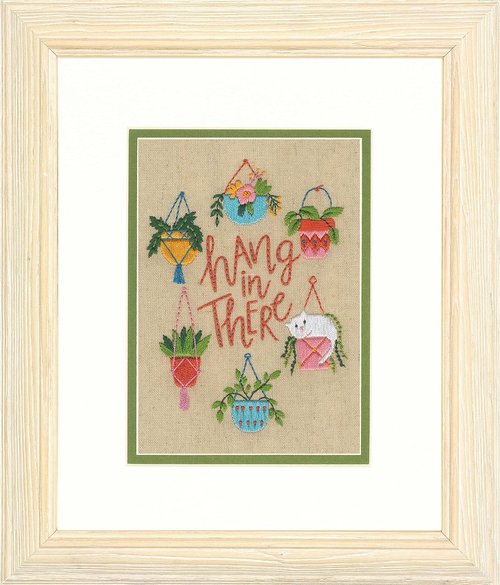 Hang in There -  Needlepoint Kit