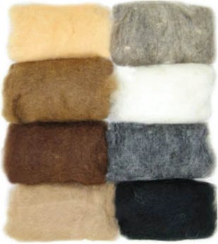 Earthtone Roving Value Pack - Needle Felting Wool