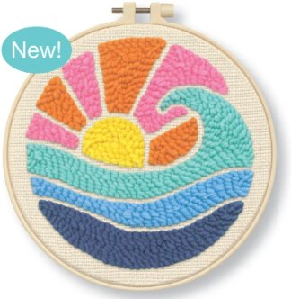 Round Waves - Punch Needle Kit
