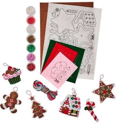 Classic Christmas Treats - Ornaments Felt Applique Kit