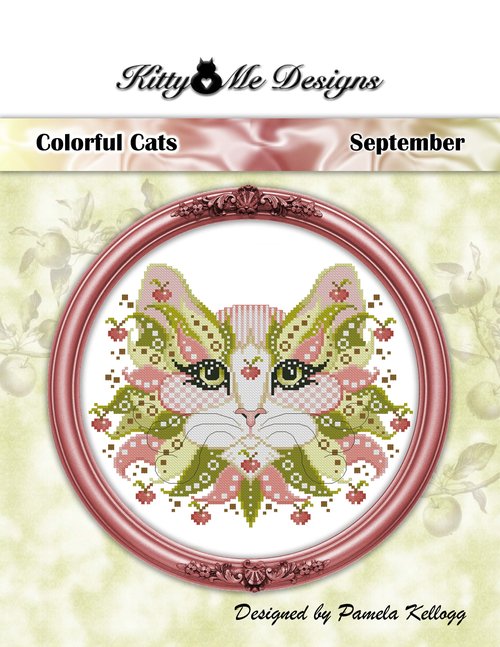 Colorful Cats - September - Cross Stitch Pattern
