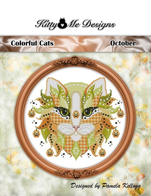 Colorful Cats - October - Halloween Cross Stitch Pattern
