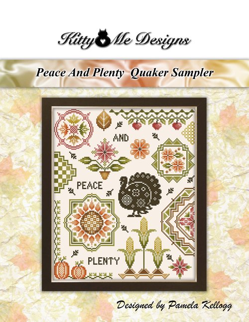 Peace And Plenty - Thanksgiving Cross Stitch Pattern