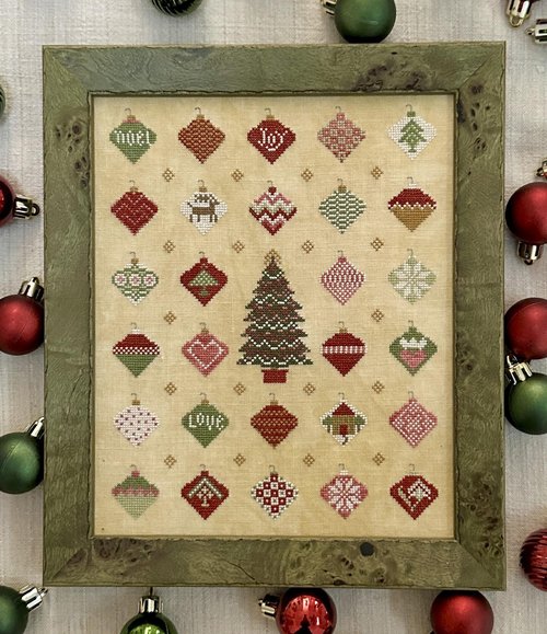 Trimming the Tree - Cross Stitch Pattern