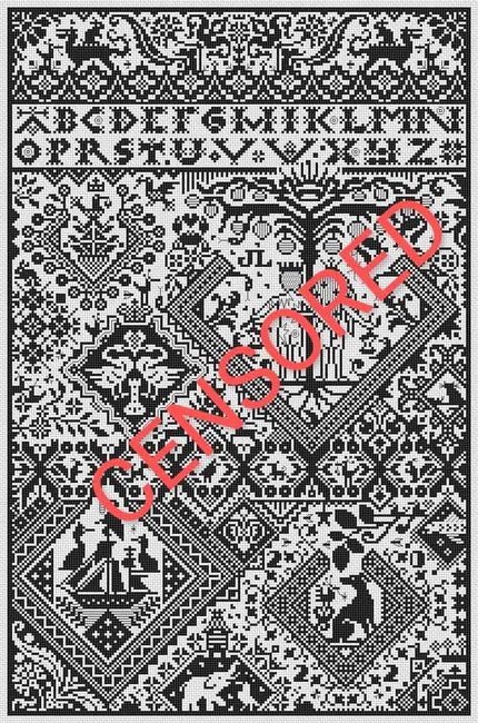 Censored - Cross Stitch Pattern