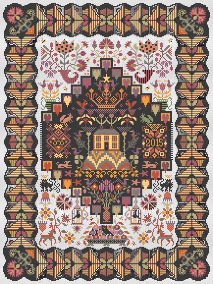House on the Hill - Cross Stitch Pattern
