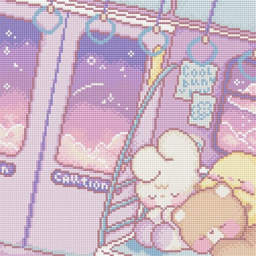 Subway Nap -  Cross Stitch Kit