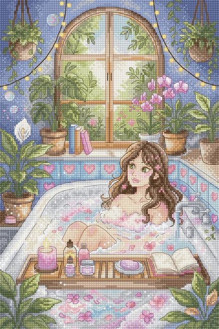 Bloom & Bathe - Cross Stitch Kit