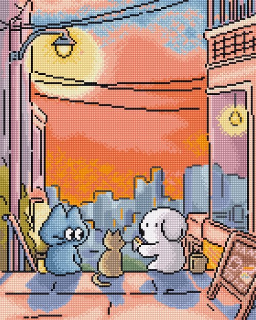 Lost Kitten - Cross Stitch Kit