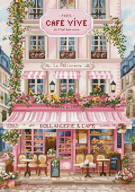 Sweet Parisian Street - Cross Stitch Kit 