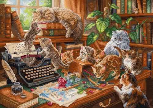 Playful Paws Workshop - Cross Stitch Kit 