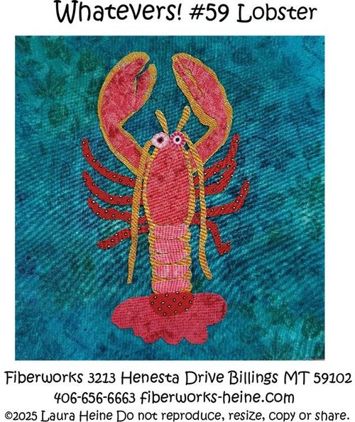 Whatevers #59 Lobster - Quilt Pattern