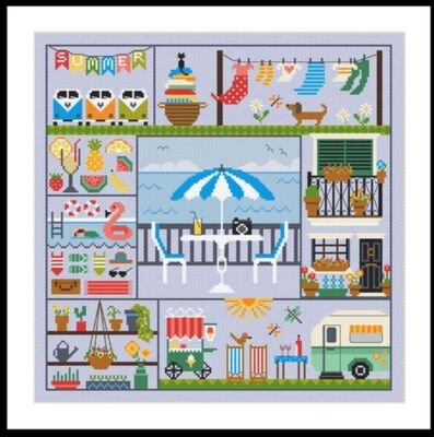 A Stitch For All Seasons - Summer - Cross Stitch Pattern