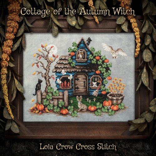 Cottage of the Autumn Witch - Cross Stitch Pattern