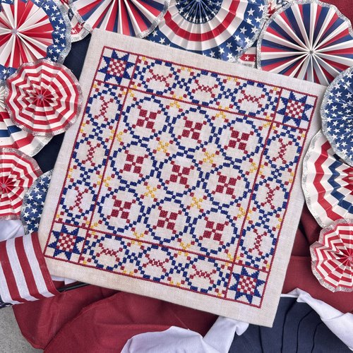 Burgoyne Surrounded - Patriotic Cross Stitch Pattern