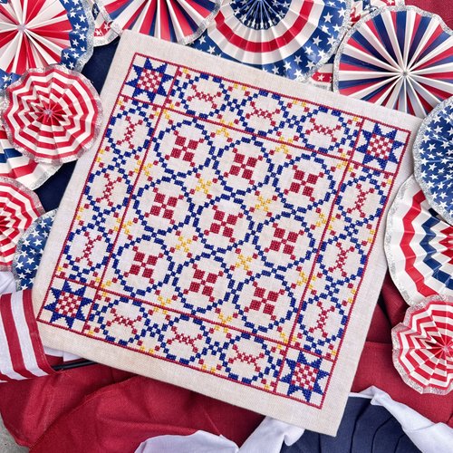 Burgoyne Surrounded - Patriotic Cross Stitch Pattern