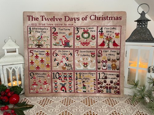 My True Love Gave to Me - Christmas Cross Stitch Pattern
